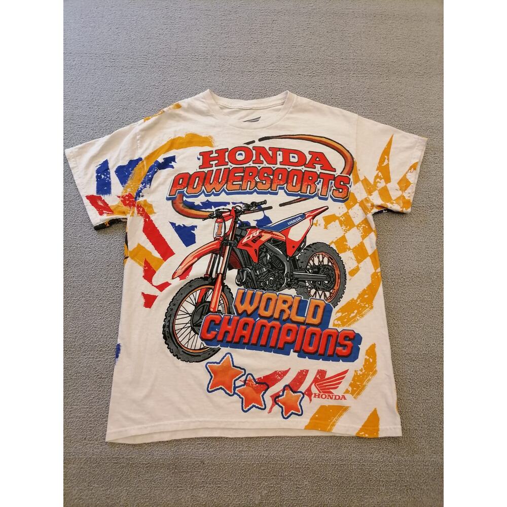 Honda Male S Powersports World Champions Motorcycle Racing‎ Graphic T-Shirt